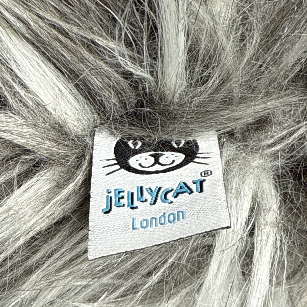Jellycat London Gloria Owl Stuffed Plush 10" Gray Silver Sparkle Shimmer - Picture 7 of 9